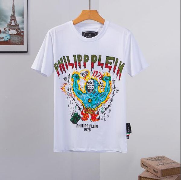 2020 summer germany designers t-shirts men's casual cotton tees fashion crystal skull print tshirt men luxury streetwear hip hop rock, Black;brown
2020 summer germany designers t-shirts men's casual cotton tees fashion crystal skull print tshirt men luxury streetwear hip hop rock, Black;brown