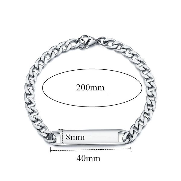 2019 personalized customized name id bracelets female male personalized gift,stainless steel name engraved id tag bracelet, Golden;silver
2019 personalized customized name id bracelets female male personalized gift,stainless steel name engraved id tag bracelet, Golden;silver