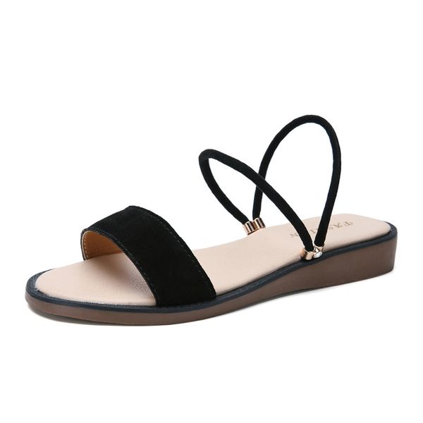 sandals 2021 summer women black flat rubber sandalias ladies low heel gladiator 
sandals 2021 summer women black flat rubber sandalias ladies low heel gladiator