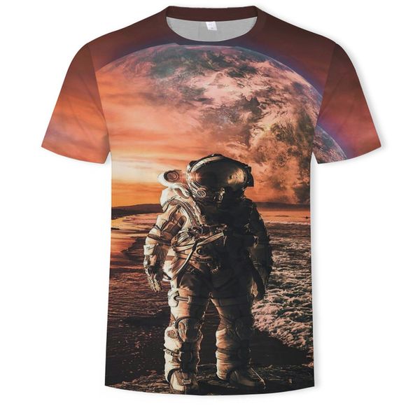 mens designer short-sleeved t-shirt astronaut 3d digital printingo0q4, White;black
mens designer short-sleeved t-shirt astronaut 3d digital printingo0q4, White;black