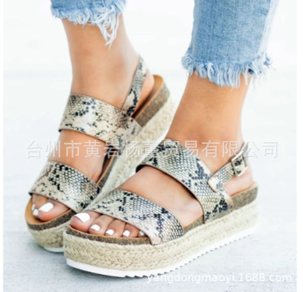 wish amazons new crossborder trade largescale european and american thickbottomed waterproof platform muffin and strawwoven roman sandals, Black
wish amazons new crossborder trade largescale european and american thickbottomed waterproof platform muffin and strawwoven roman sandals, Black