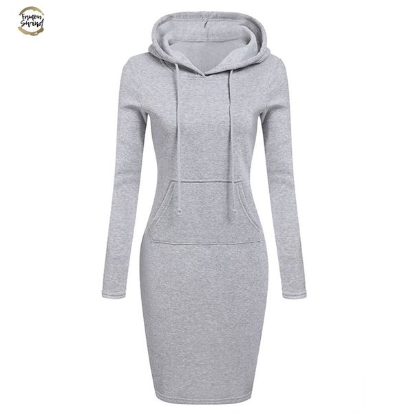 hoodie dress autumn winter warm sweatshirt long sleeved dress 2019 woman clothing hooded collar pocket design simple woman dress, Black
hoodie dress autumn winter warm sweatshirt long sleeved dress 2019 woman clothing hooded collar pocket design simple woman dress, Black
