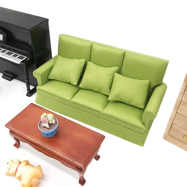mini dollhouse furniture solid cloth sofa couch with 3 full cushions for girl doll house toys
mini dollhouse furniture solid cloth sofa couch with 3 full cushions for girl doll house toys