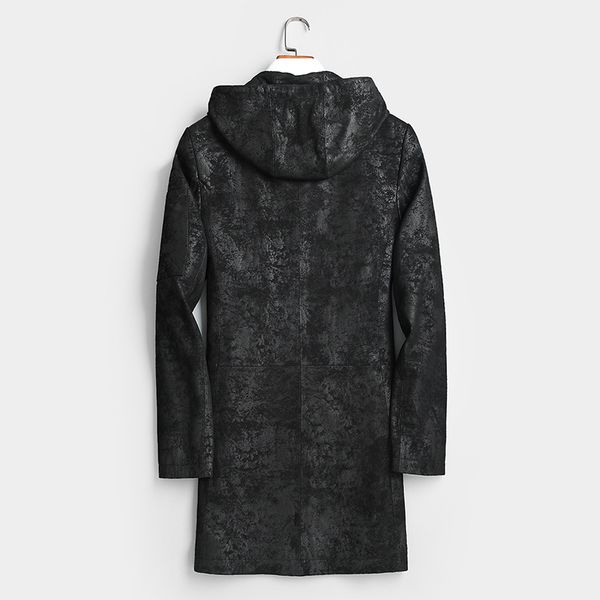 genuine jacket hooded men's 200% goatskin coat mens print leather jackets windbreaker chaqueta cuero hombre 9902 yy554, Black
genuine jacket hooded men's 200% goatskin coat mens print leather jackets windbreaker chaqueta cuero hombre 9902 yy554, Black