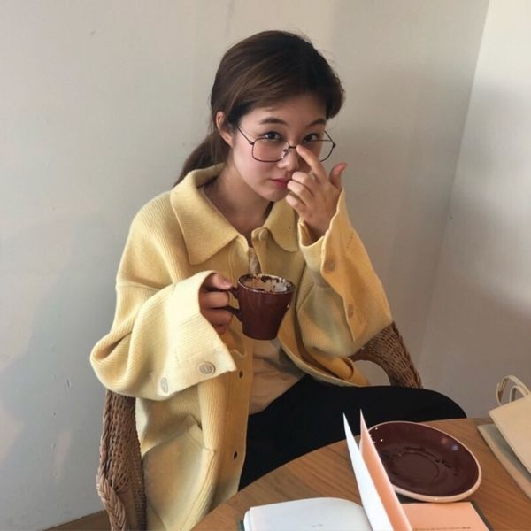 women autumn winter vintage shirt sweater female vintage shcool plus size pocket knitting cardigan coat sueter mujer v191130, White;black
women autumn winter vintage shirt sweater female vintage shcool plus size pocket knitting cardigan coat sueter mujer v191130, White;black