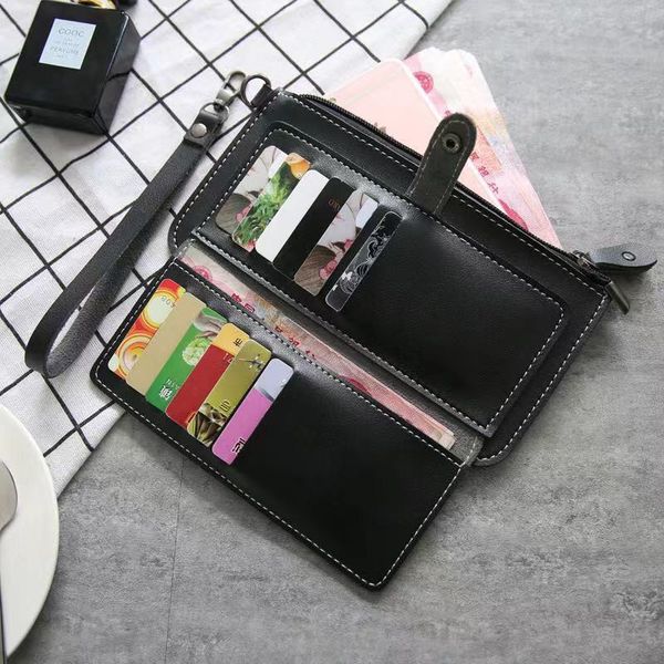 2020 new bag women's long multifunctional zipper multi card holder buckle zipper student wallet, Red;black
2020 new bag women's long multifunctional zipper multi card holder buckle zipper student wallet, Red;black