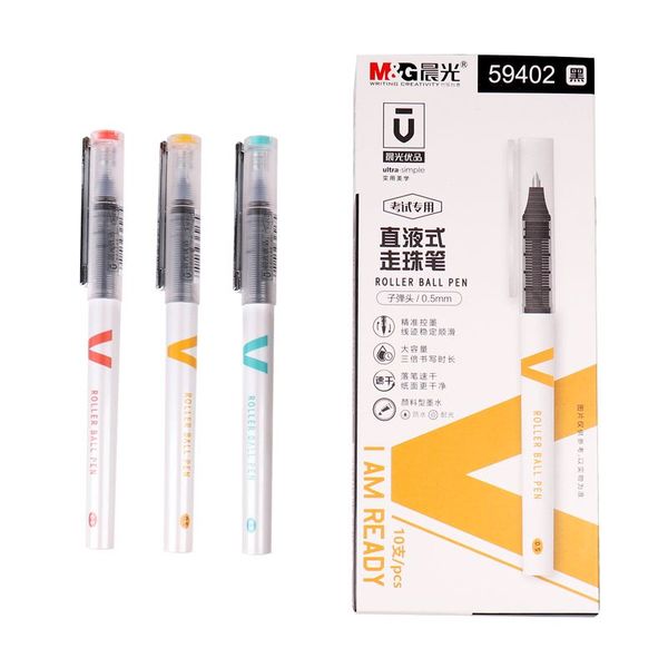 3 pcs student exam gel pen 0.5mm large capacity office direct-flow sign pen beads quick-drying water black 59402
3 pcs student exam gel pen 0.5mm large capacity office direct-flow sign pen beads quick-drying water black 59402