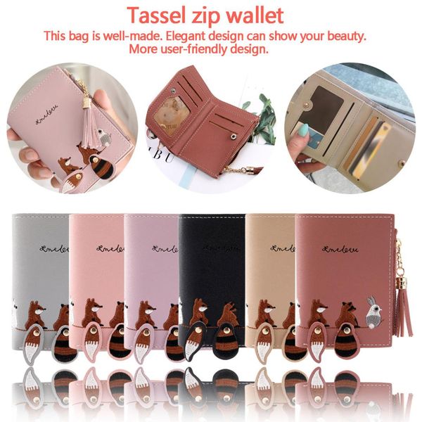 lovely cartoon animals coin purses women mini wallets cute card holder ladies key money bags for girls purse female kids pouch, Red;black
lovely cartoon animals coin purses women mini wallets cute card holder ladies key money bags for girls purse female kids pouch, Red;black