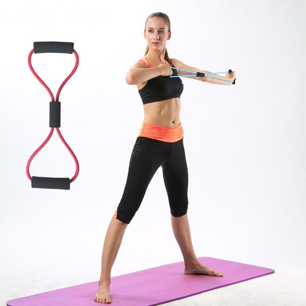 women gym elastic fitness resistance band expander workout exercise pilates yoga stretch tube rope sport equipment
women gym elastic fitness resistance band expander workout exercise pilates yoga stretch tube rope sport equipment