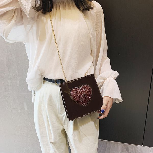 simple chain messenger bags 2019 new casual pu leather bags women shoulder bag sequin small messenger square bag a1
simple chain messenger bags 2019 new casual pu leather bags women shoulder bag sequin small messenger square bag a1
