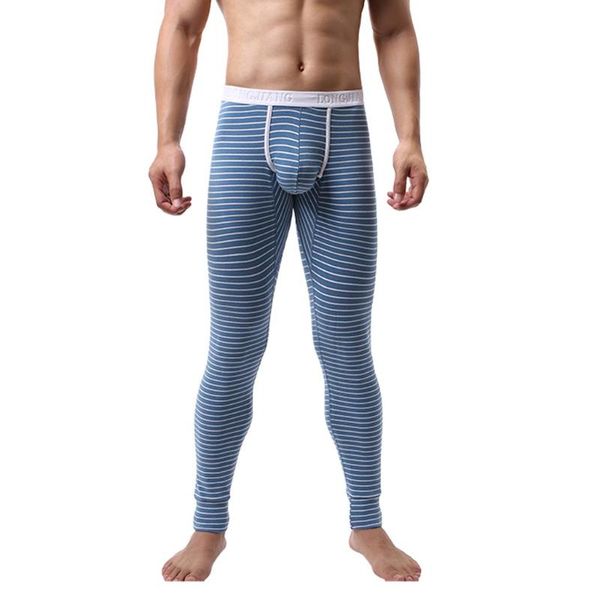 men's underwear keep warm leggings stripe stretch breathe thermal convex separation slim mid long pants homme, Black
men's underwear keep warm leggings stripe stretch breathe thermal convex separation slim mid long pants homme, Black
