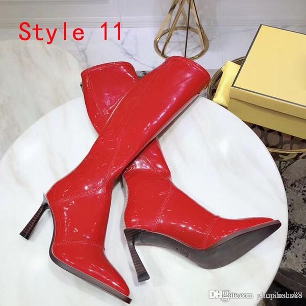 luxury 2020 new fashion women winter boots leather bottom antiskid zipper over the knee boots heel 8.5 cm with original box, Black
luxury 2020 new fashion women winter boots leather bottom antiskid zipper over the knee boots heel 8.5 cm with original box, Black