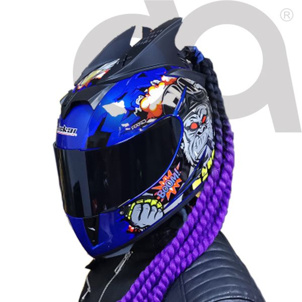 шлем мотоцикла off-road с косами парик хвостик horns casque мото capacete мото дети шлем мотокросс аксессуары
шлем мотоцикла off-road с косами парик хвостик horns casque мото capacete мото дети шлем мотокросс аксессуары