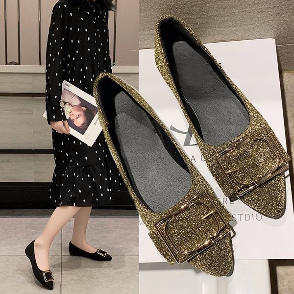 2019 spring new sapato feminino women flats fashion casual shallow pointed toe shoes simple slip-on casual loafers zapatos mujer, Black
2019 spring new sapato feminino women flats fashion casual shallow pointed toe shoes simple slip-on casual loafers zapatos mujer, Black