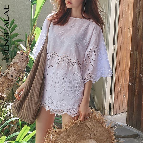 shengpalae loose xl size white round collar short sleeve boho hollow out 2019 new summer lace korean fashion shirt fl730
shengpalae loose xl size white round collar short sleeve boho hollow out 2019 new summer lace korean fashion shirt fl730
