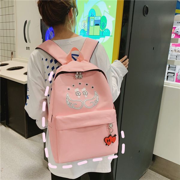2020 new ladies backpack korean fashion casual simple student harajuku style large capacity women's backpack
2020 new ladies backpack korean fashion casual simple student harajuku style large capacity women's backpack