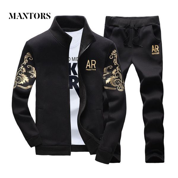 2018 new brand tracksuit men set coats + pants suit autumn winter casual sportswear sets male hoodie sporting suits stand collar, Gray
2018 new brand tracksuit men set coats + pants suit autumn winter casual sportswear sets male hoodie sporting suits stand collar, Gray