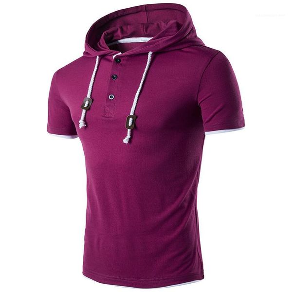 tshirts fashion solid color hooded short sleeve tshirts casual mens summer plus size mens designer, White;black
tshirts fashion solid color hooded short sleeve tshirts casual mens summer plus size mens designer, White;black