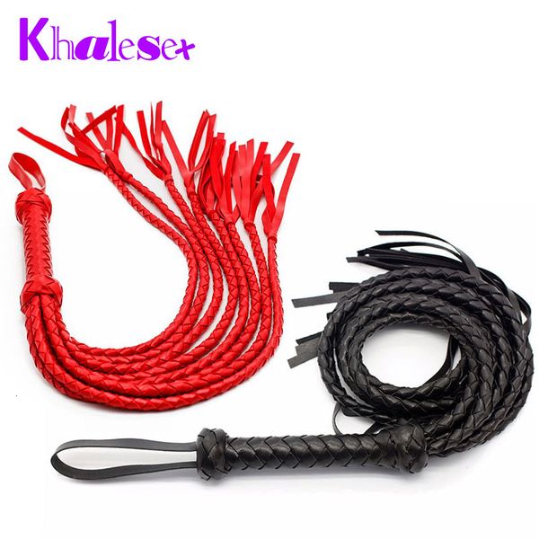 khaleleather spanking length 88cm women pu woman fetish for toys whips whip flogger toys for couple t191105 hjdda