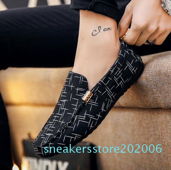 men loafers men shoes casual shoes 2019 spring summer light canvas youth shoes men breathable fashion flat footwear s06, Black
men loafers men shoes casual shoes 2019 spring summer light canvas youth shoes men breathable fashion flat footwear s06, Black