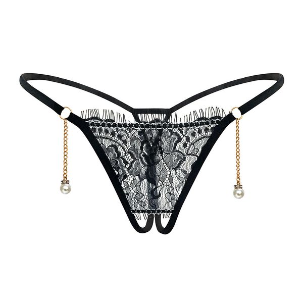l xl plus size lingerie women lace briefs pearl pendant panties for open crotch thongs g strings transparent underwear, Black;pink
l xl plus size lingerie women lace briefs pearl pendant panties for open crotch thongs g strings transparent underwear, Black;pink