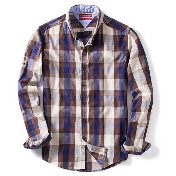 spring 2020 fashion 100% cotton plaid shirt men casual design social business mens shirts quality long sleeve mens dress shirts, White;black
spring 2020 fashion 100% cotton plaid shirt men casual design social business mens shirts quality long sleeve mens dress shirts, White;black