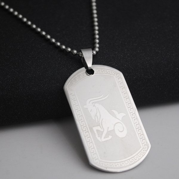 1 capricorn stainless steel 12 twelve constellation sign necklace zodiac symbol amulet korean lucky mother men's women's family gi, Silver
1 capricorn stainless steel 12 twelve constellation sign necklace zodiac symbol amulet korean lucky mother men's women's family gi, Silver