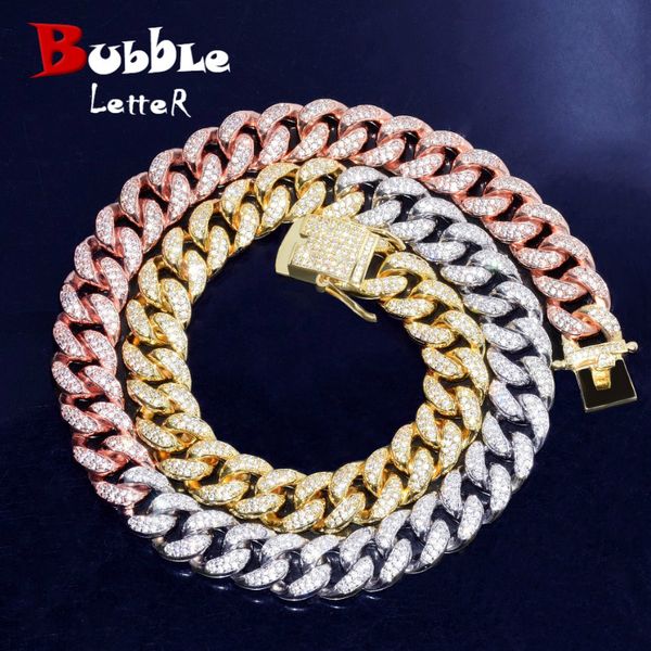 12mm iced mixed color cuban necklace chain hip hop jewelry gold silver copper material cz clasp mens necklace link 16-28inch
12mm iced mixed color cuban necklace chain hip hop jewelry gold silver copper material cz clasp mens necklace link 16-28inch