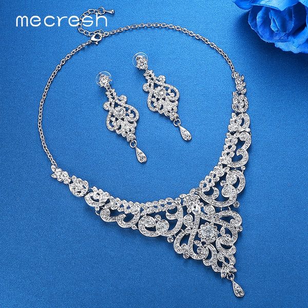 mecresh crystal branch bridal wedding jewelry set for women rose gold color earrings necklace set engagement jewelry 2019 mtl583, Slivery;golden
mecresh crystal branch bridal wedding jewelry set for women rose gold color earrings necklace set engagement jewelry 2019 mtl583, Slivery;golden