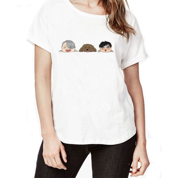 юрий на льду 2018 summer блудниц t-shirt короткие рукава полосатой женские тис хлопок элегантный o-образным вырезом топы женские топы wt2877, White
юрий на льду 2018 summer блудниц t-shirt короткие рукава полосатой женские тис хлопок элегантный o-образным вырезом топы женские топы wt2877, White