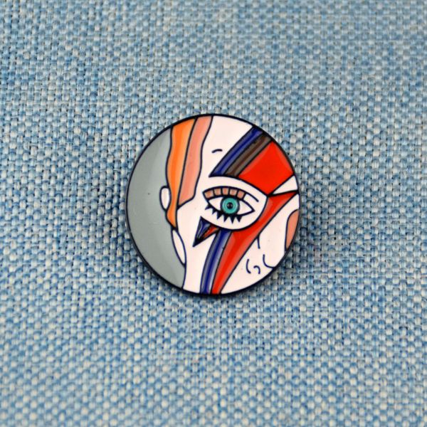 color face enamel pin round artistic face badge for women men lapel pin cap shirt accessories, Gray
color face enamel pin round artistic face badge for women men lapel pin cap shirt accessories, Gray