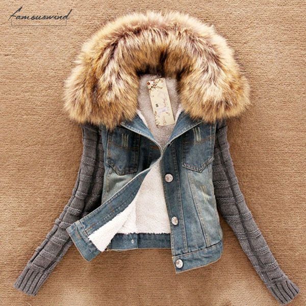 button women spring denim jacket faux fur coat casual 2019 clothing overcoat female jeans coat drop shipping, Black;brown
button women spring denim jacket faux fur coat casual 2019 clothing overcoat female jeans coat drop shipping, Black;brown
