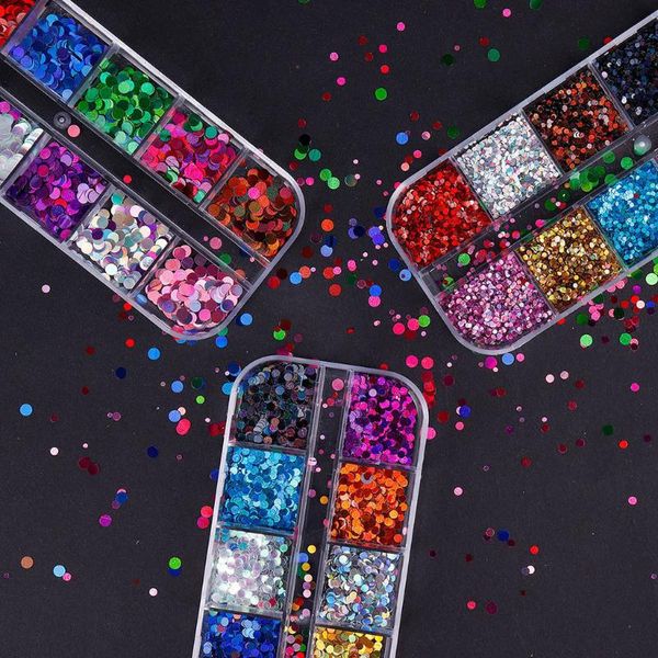 nail glitter 12 grids art sequins colorful round manicure decoration diy sticker decals mixed designs drop, Silver;gold
nail glitter 12 grids art sequins colorful round manicure decoration diy sticker decals mixed designs drop, Silver;gold