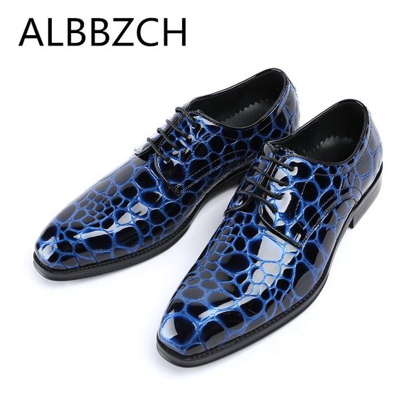 new genuine leather men shoes pointed toe lace mens wedding shoes fashion patent leather business dress work party, Black
new genuine leather men shoes pointed toe lace mens wedding shoes fashion patent leather business dress work party, Black