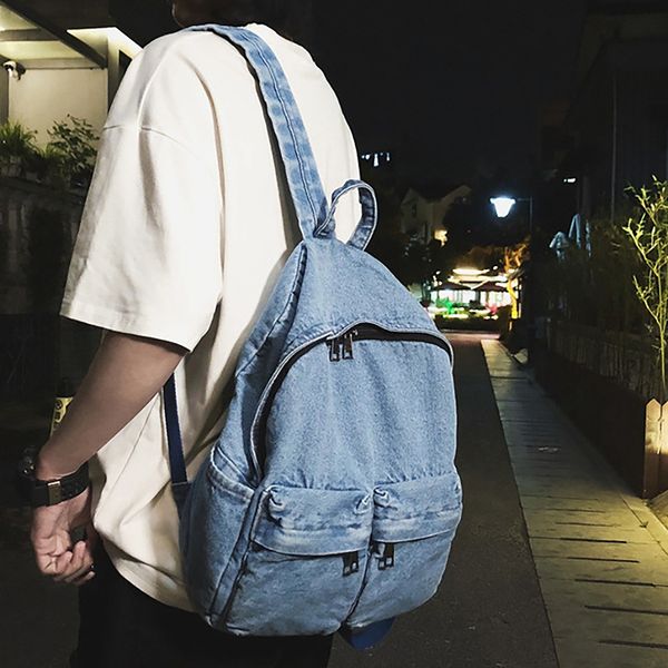 abdb-vintage washed denim backpack multifunctional travel bag for girls school bags
abdb-vintage washed denim backpack multifunctional travel bag for girls school bags