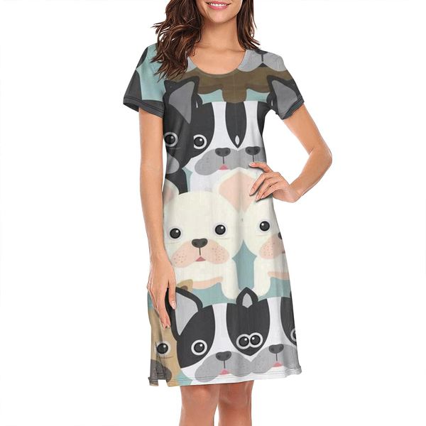nighties for women puppies pet gifts dog kennels new puppy bread printing custom cute short sleeve nightdress french bulldog cool cats i, Black;red
nighties for women puppies pet gifts dog kennels new puppy bread printing custom cute short sleeve nightdress french bulldog cool cats i, Black;red