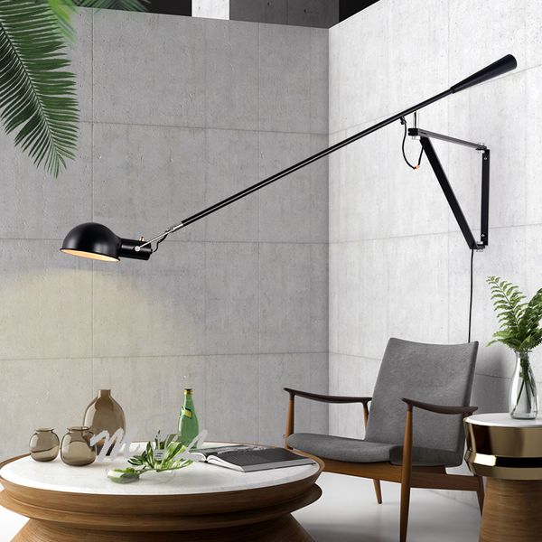 nordic wall+lamps art deco iron led wall lamp for bedroom light fixture sconces wall light rotatable long arm e27 lamp
nordic wall+lamps art deco iron led wall lamp for bedroom light fixture sconces wall light rotatable long arm e27 lamp