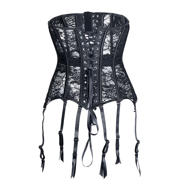 vaslanda mesh steampunk corset female slim waist trainer bra bustier underbust corselet plus size modeling corsages, Black;white
vaslanda mesh steampunk corset female slim waist trainer bra bustier underbust corselet plus size modeling corsages, Black;white