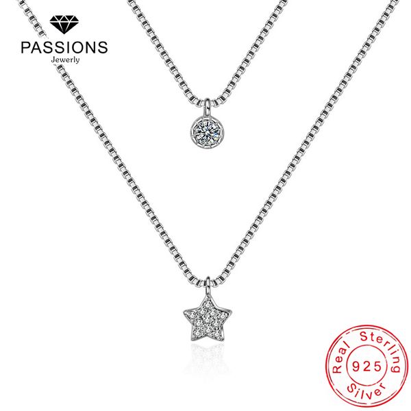 new arrival 925 sterling silver double layers necklace with star pendent collarbone necklace chain for women & girl jewelry
new arrival 925 sterling silver double layers necklace with star pendent collarbone necklace chain for women & girl jewelry