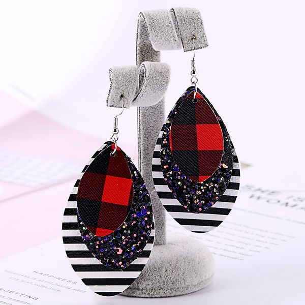 bohemia three layer leather earrings for women trendy teadrop pu leather earrings fashion statement jewelry flag earrings gifts, Silver
bohemia three layer leather earrings for women trendy teadrop pu leather earrings fashion statement jewelry flag earrings gifts, Silver