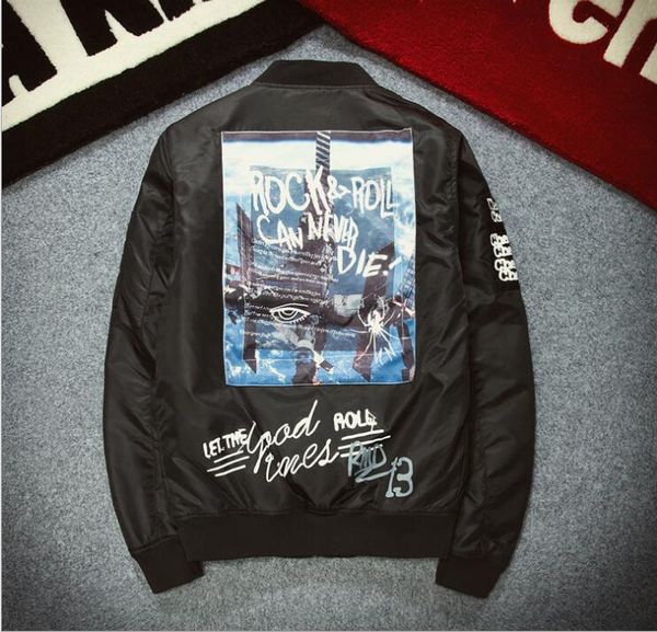 new designer jacket men women ma1 flight suit hanlyj letter print jacket lovers baseball uniform teens hip hop street coat outerwea size 5xl, Black;brown
new designer jacket men women ma1 flight suit hanlyj letter print jacket lovers baseball uniform teens hip hop street coat outerwea size 5xl, Black;brown