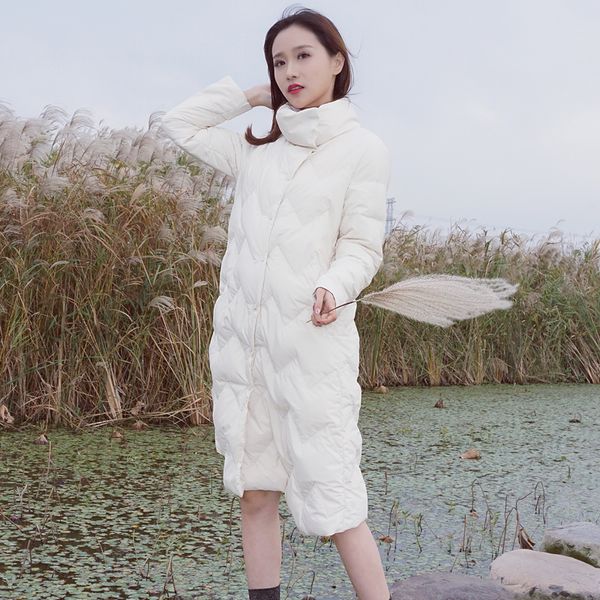 2019 new women big hem long duck down jacket new stylish overcoat female coats women clothing long brand jackets, Black
2019 new women big hem long duck down jacket new stylish overcoat female coats women clothing long brand jackets, Black