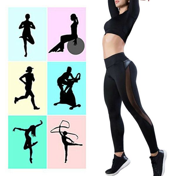 women yoga pants casual slim pants mesh leggings workout fitness gym trousers polyester + pu track breathable new, White;red
women yoga pants casual slim pants mesh leggings workout fitness gym trousers polyester + pu track breathable new, White;red