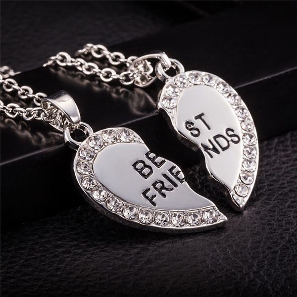 necklace collares de moda 2019 friend mens womens heart pendant necklace jewelry chain erkek kolye new m#1, Silver
necklace collares de moda 2019 friend mens womens heart pendant necklace jewelry chain erkek kolye new m#1, Silver