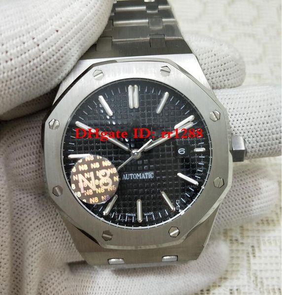 Top quality Watch N8 Factory 41mm Royal offshore oak 15400ST.OO.1220ST.01 15400 black dial Automatic Movement Mens Watches Wristwatches
Top quality Watch N8 Factory 41mm Royal offshore oak 15400ST.OO.1220ST.01 15400 black dial Automatic Movement Mens Watches Wristwatches