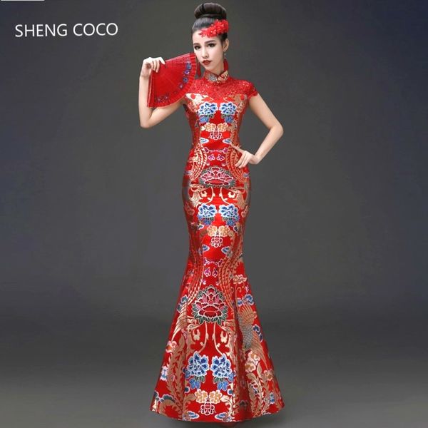 chinese evening dresses cheongsam red hollow backless satin dragon phoenix qipao evening summer fishtail long wedding dress
chinese evening dresses cheongsam red hollow backless satin dragon phoenix qipao evening summer fishtail long wedding dress