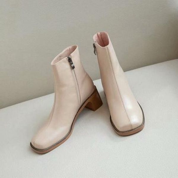 short boots leather women platform ankle boots high heels short boat comfortable shoes woman lady rivet belt martin boots woman, Black
short boots leather women platform ankle boots high heels short boat comfortable shoes woman lady rivet belt martin boots woman, Black