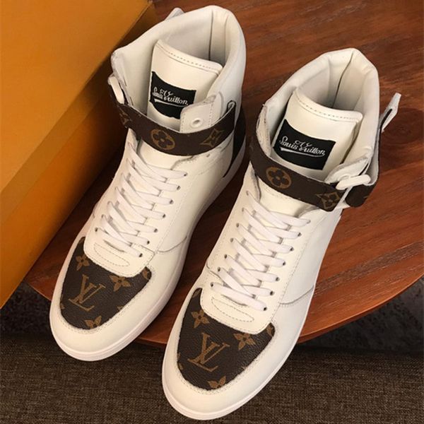 2019 wholesale on-trend lu brand designers match-up sneakers boots trainers casual shoes high monogram sneaker for men mens with box, Black
2019 wholesale on-trend lu brand designers match-up sneakers boots trainers casual shoes high monogram sneaker for men mens with box, Black
