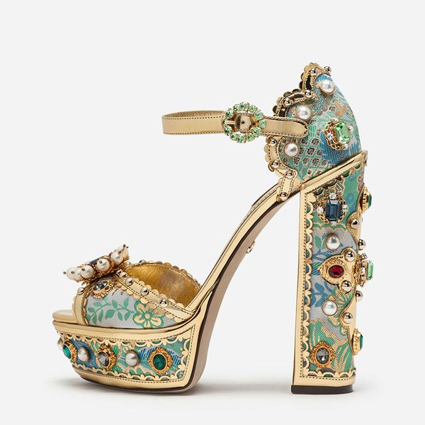 2020 vintage style high platform rhinestone wedding bridal shoes summer sandals 35-42, Black
2020 vintage style high platform rhinestone wedding bridal shoes summer sandals 35-42, Black