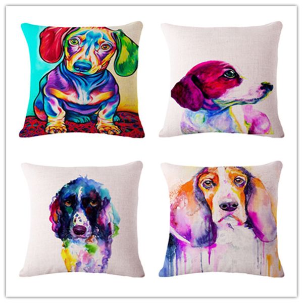 oil painting dog cotton flax pillow back cushion cushion backrest amazon heat sell
oil painting dog cotton flax pillow back cushion cushion backrest amazon heat sell